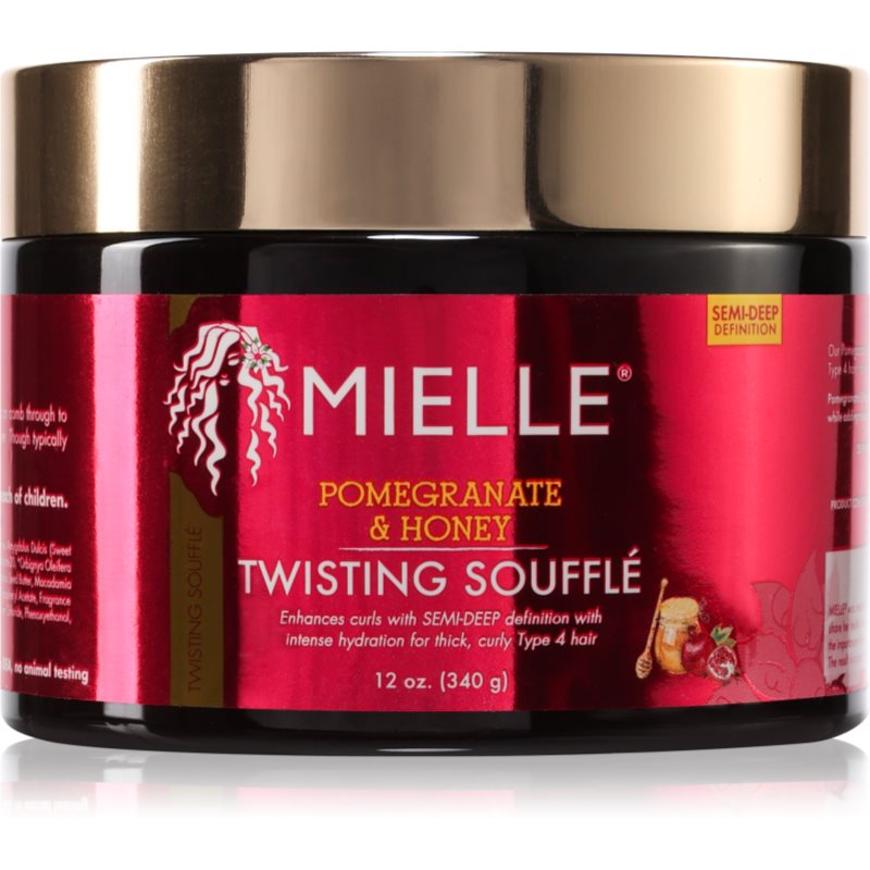 Mielle Pomegranate & Honey Twisting Soufflé crema de par pentru par ondulat si cret 340 g