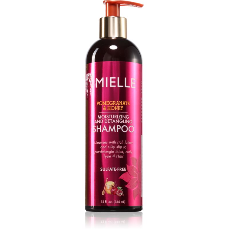 Mielle Pomegranate & Honey șampon hidratant pentru păr creț și ondulat 355 ml