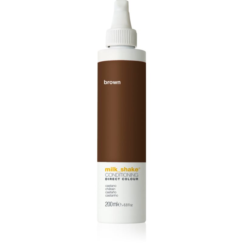 Milk Shake Direct Colour balsam nuanțator pentru hidratare intensa Brown 200 ml