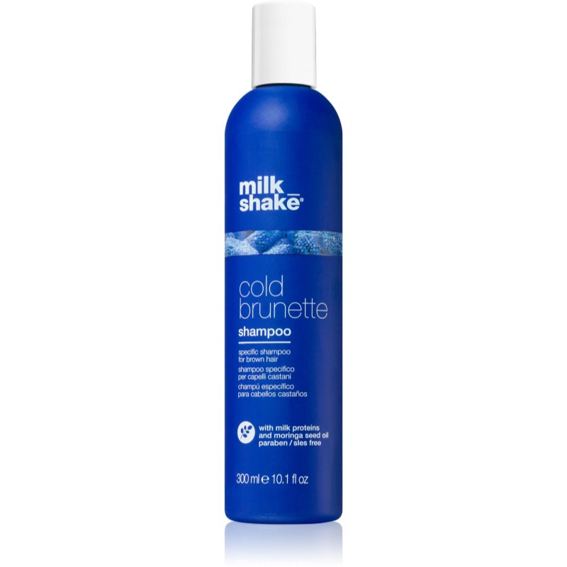 Milk Shake Cold Brunette șampon pentru neutralizarea tonurilor de galben pentru nuante de par castaniu 300 ml