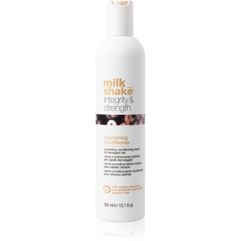 milk_shake® Integrity & Strength Nourishing Conditioner balsam hranitor pentru par deteriorat 300 ml milk_shake® Integrity & Strength Nourishing Conditioner balsam hranitor pentru par deteriorat 300 ml