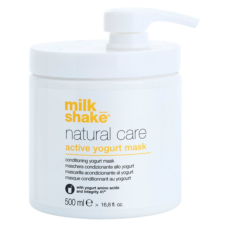 Milk Shake Natural Care Active Yogurt masca de iaurt activa pentru păr 500 ml