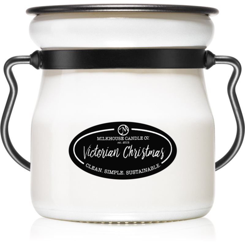 Milkhouse Candle Co. Creamery Victorian Christmas lumânare parfumată Cream Jar 142 g