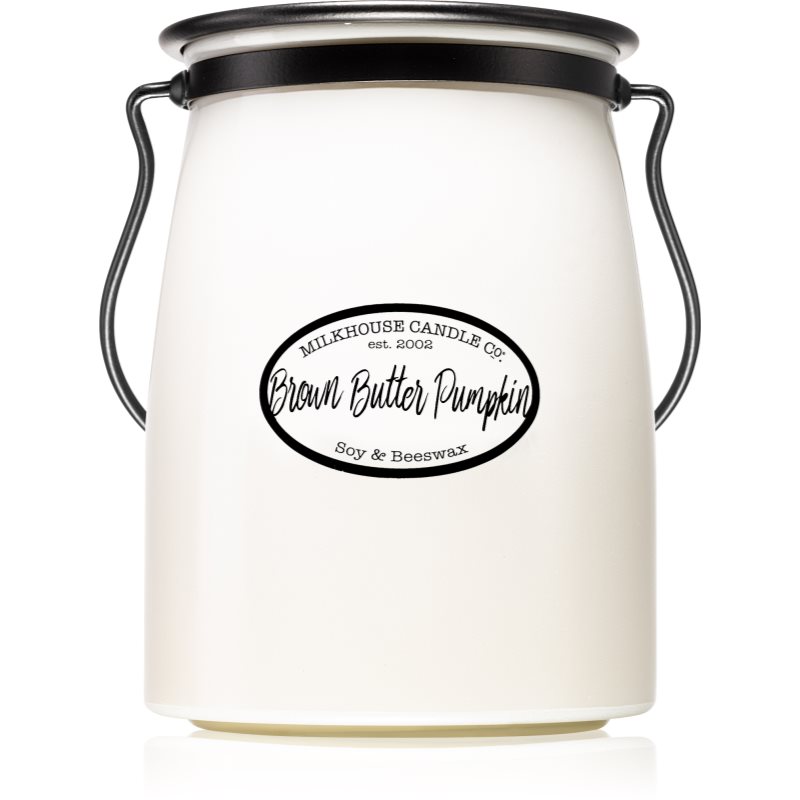 Milkhouse Candle Co. Creamery Brown Butter Pumpkin lumânare parfumată Butter Jar 624 g