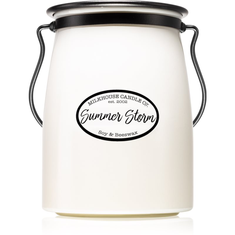 Milkhouse Candle Co. Creamery Summer Storm lumânare parfumată Butter Jar 624 g