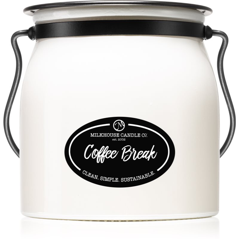 Milkhouse Candle Co. Creamery Coffee Break lumânare parfumată Butter Jar 454 g