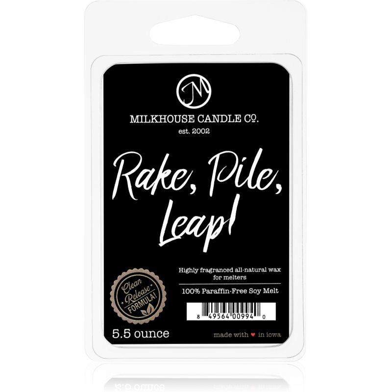 Milkhouse Candle Co. Creamery Rake, Pile, Leap! ceară pentru aromatizator 155 g