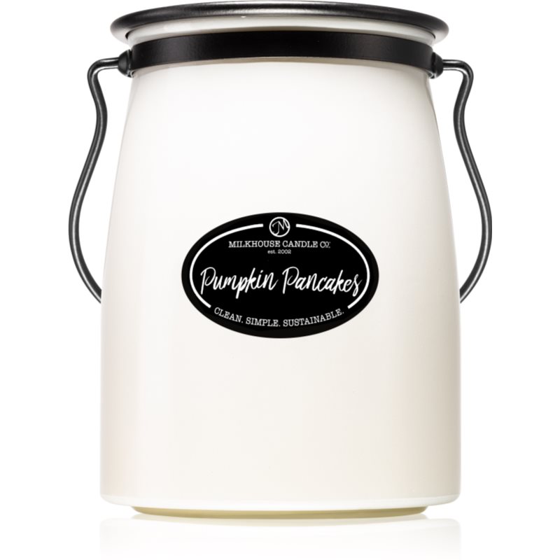 Milkhouse Candle Co. Creamery Pumpkin Pancakes lumânare parfumată Butter Jar 624 g