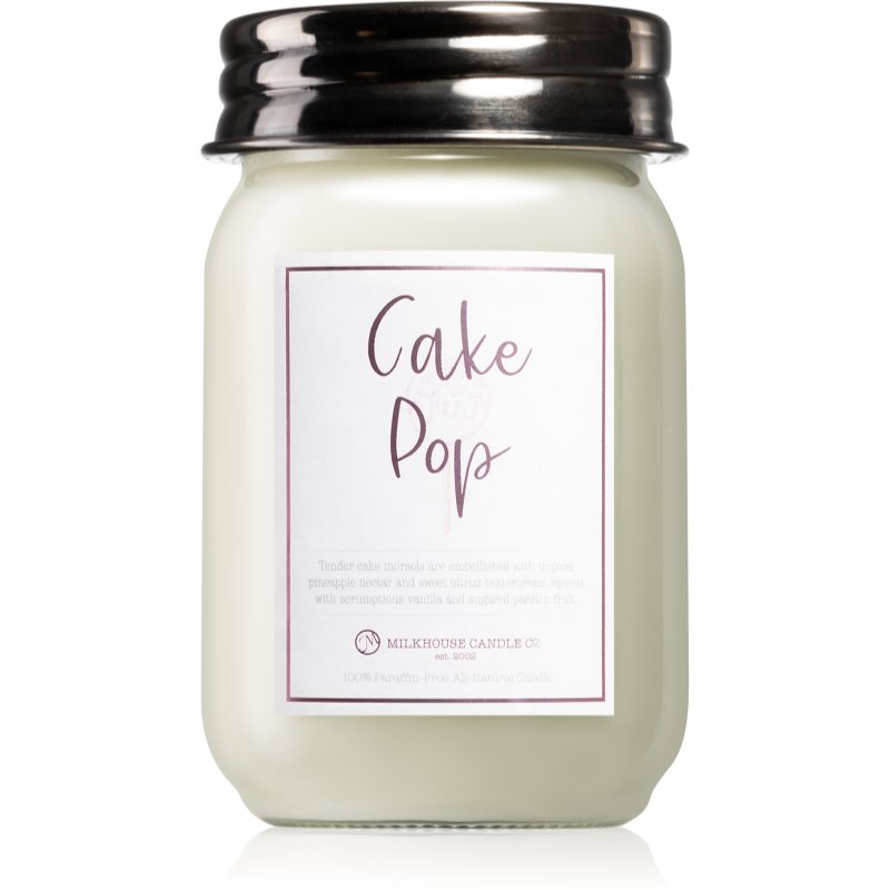 Milkhouse Candle Co. Farmhouse Cake Pop lumânare parfumată Mason Jar 369 g