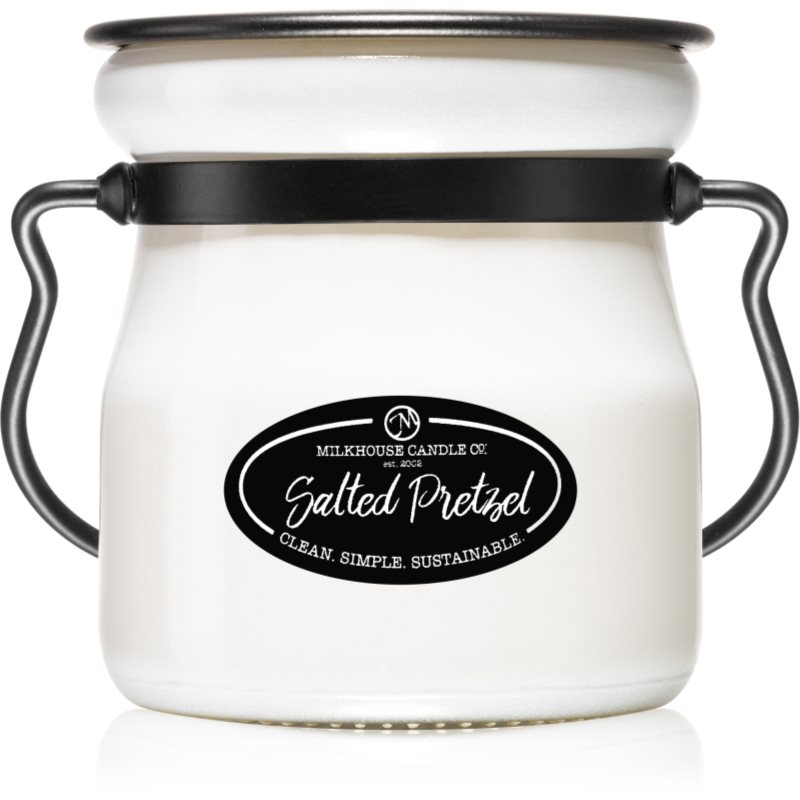 Milkhouse Candle Co. Creamery Salted Pretzel lumânare parfumată Cream Jar 142 g