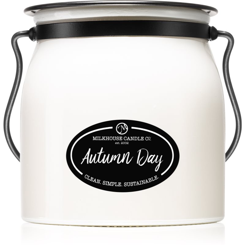 Milkhouse Candle Co. Creamery Autumn Day lumânare parfumată Butter Jar 454 g