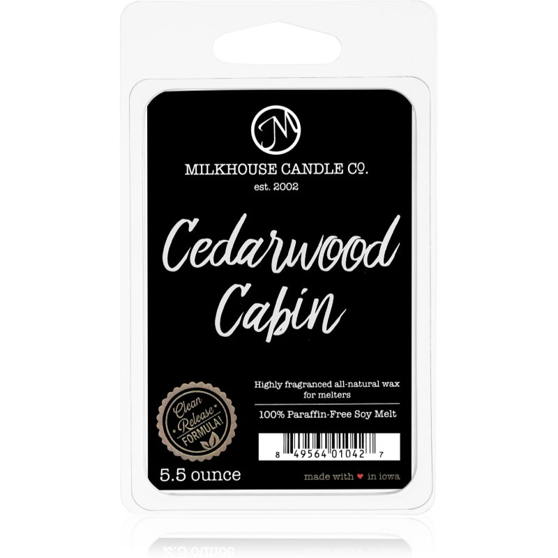 Milkhouse Candle Co. Creamery Cedarwood Cabin ceară pentru aromatizator 155 g