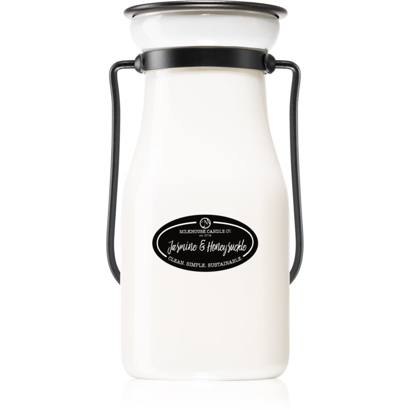 Milkhouse Candle Co. Creamery Jasmine & Honeysuckle lumânare parfumată Milkbottle 227 g