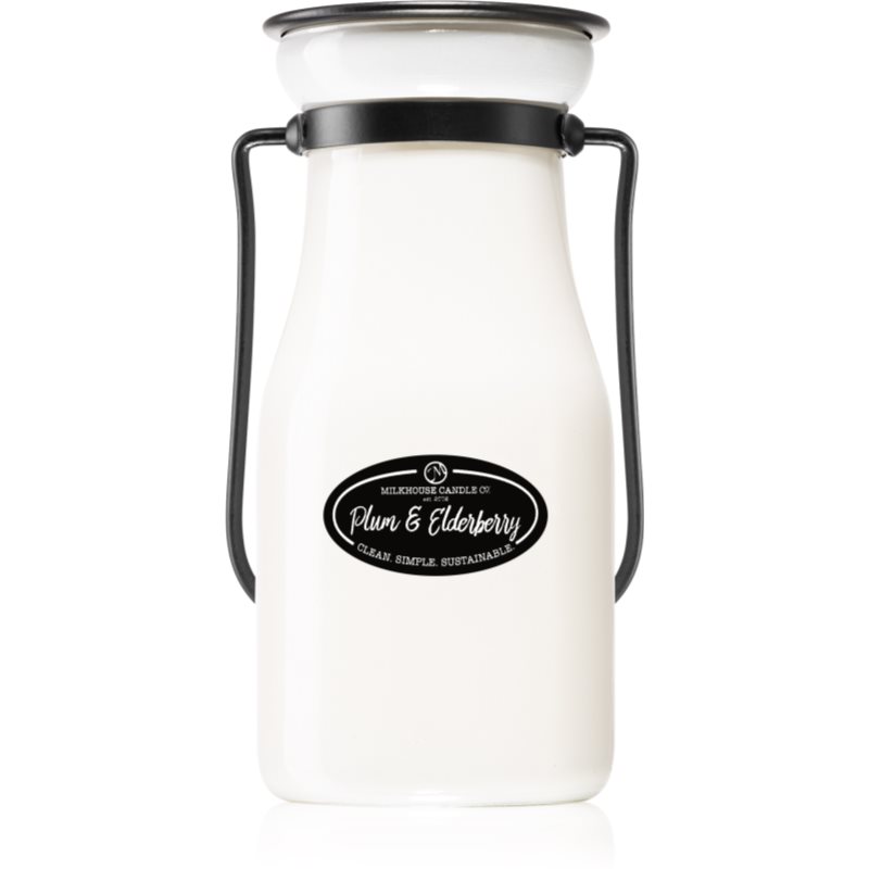 Milkhouse Candle Co. Creamery Plums & Elderberry lumânare parfumată Milkbottle 227 g