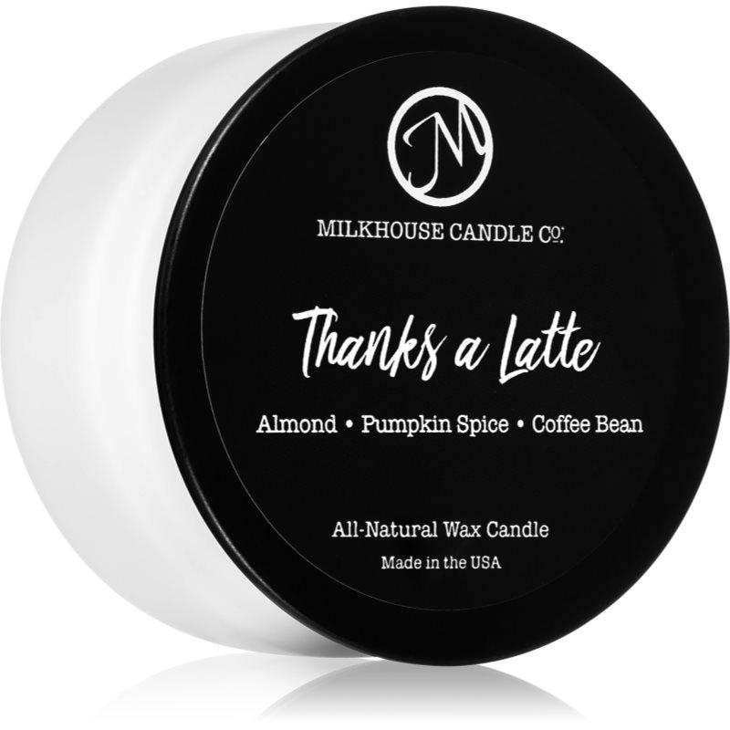 Milkhouse Candle Co. Creamery Thanks A Latte lumânare parfumată Sampler Tin 42 g