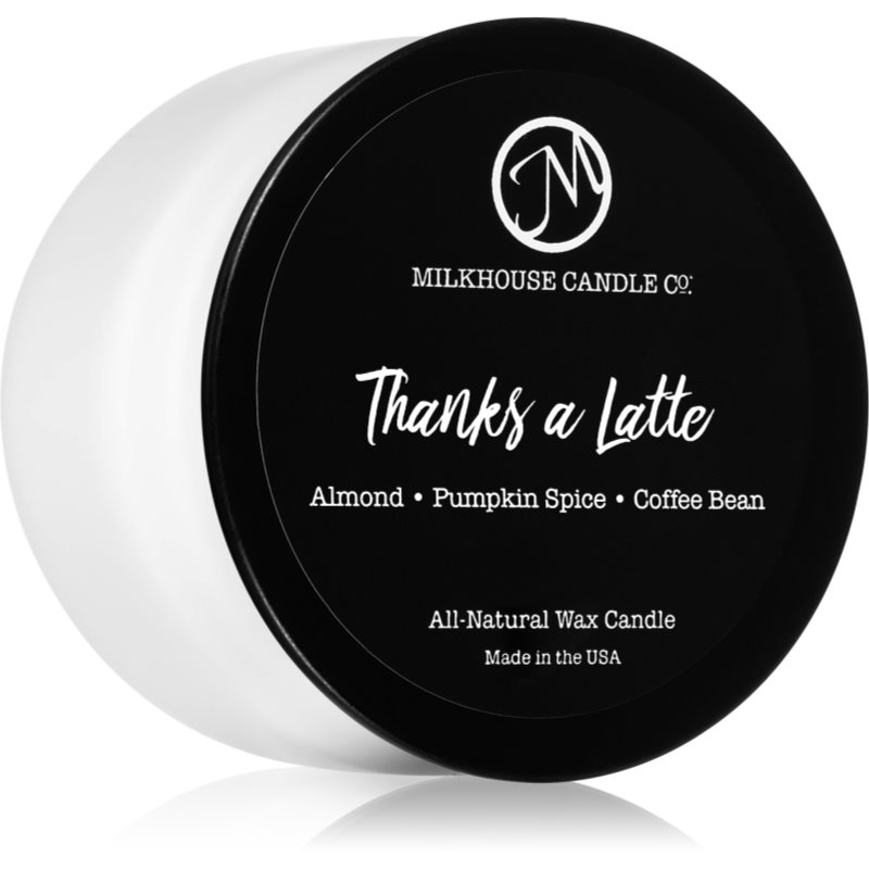 Milkhouse Candle Co. Creamery Thanks A Latte lumânare parfumată Sampler Tin 106 g