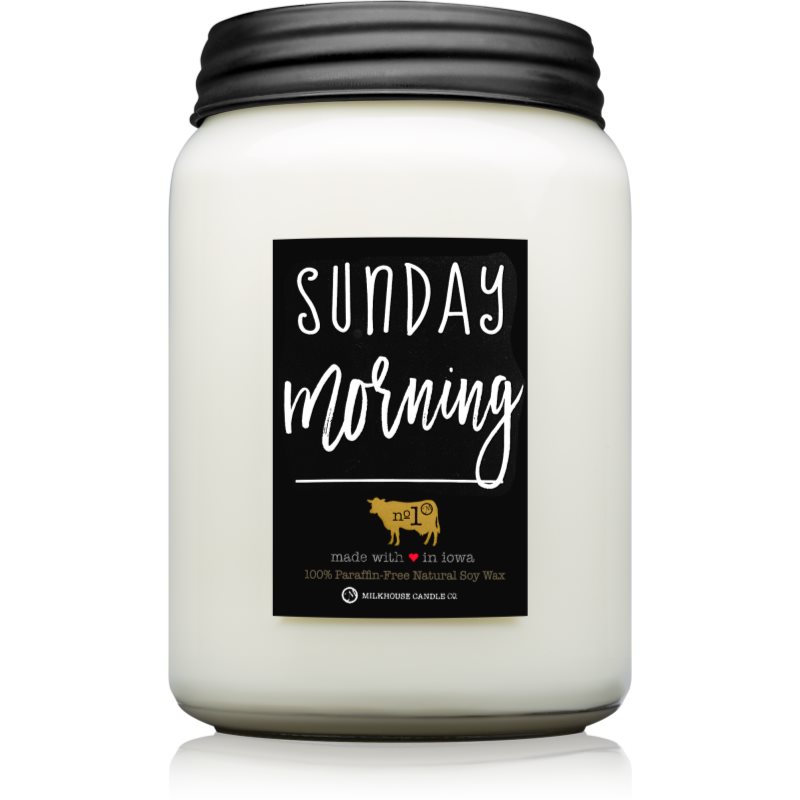 Milkhouse Candle Co. Farmhouse Sunday Morning lumânare parfumată Farmhouse Jar 737 g