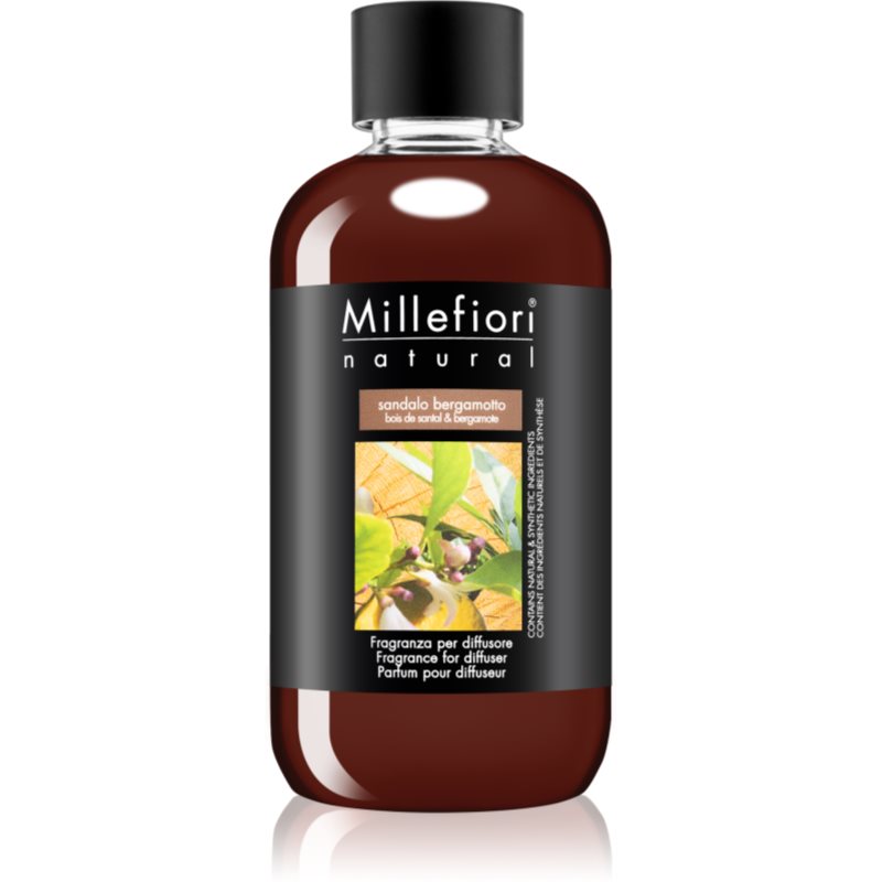 Millefiori Milano Sandalo Bergamotto reumplere în aroma difuzoarelor 250 ml