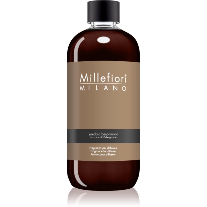 Millefiori Natural Sandalo Bergamotto reumplere în aroma difuzoarelor 500 ml