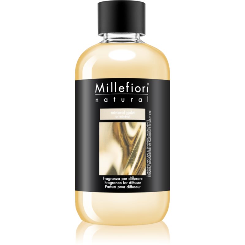 Millefiori Natural Mineral Gold reumplere în aroma difuzoarelor 250 ml