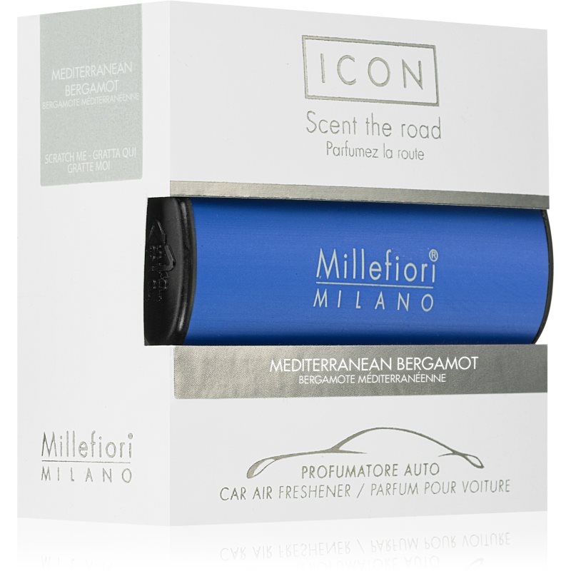 Millefiori Icon Mediterranean Bergamot parfum pentru masina 1 buc