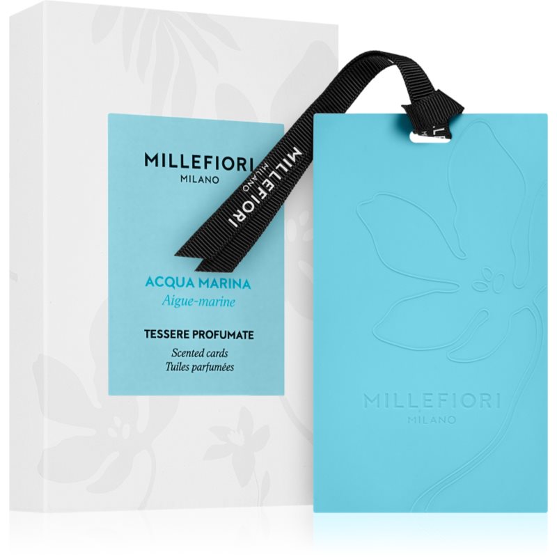 Millefiori Acqua Marina Laundry card parfumat 3 buc Millefiori Acqua Marina Laundry card parfumat 3 buc