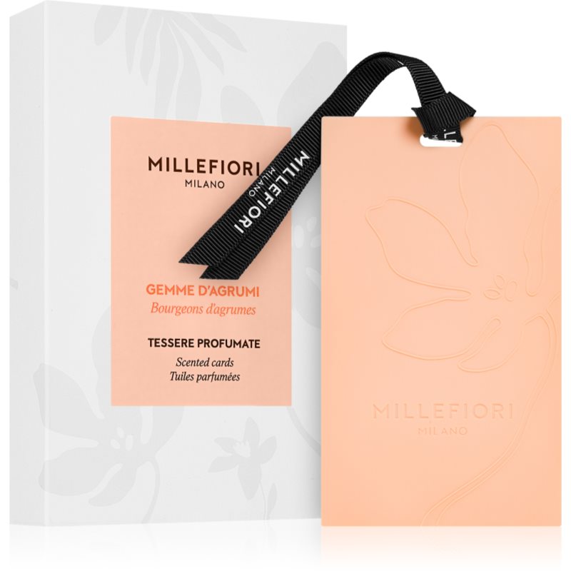 Millefiori Milano Laundry Gemme D´Agrumi card parfumat 3 buc Millefiori Milano Laundry Gemme D´Agrumi card parfumat 3 buc