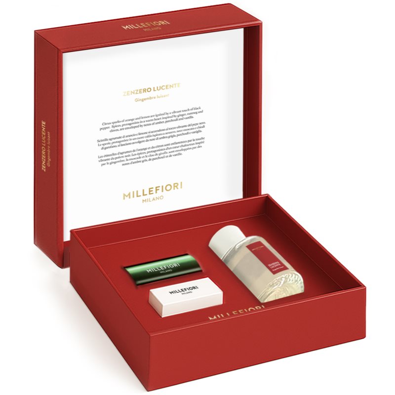 Millefiori Zenzero Lucente set cadou
