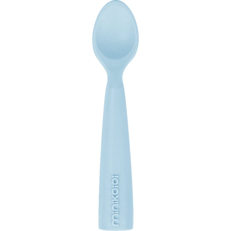 Minikoioi Silicone Spoon linguriță Blue 1 buc