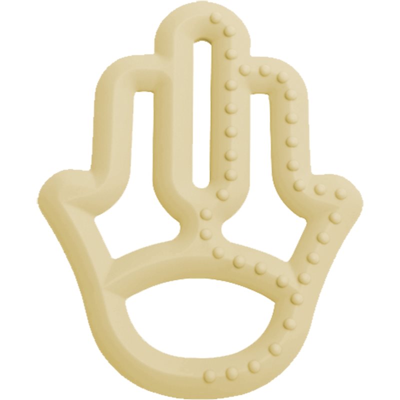 Minikoioi Teether Silicone jucărie pentru dentiție 3m+ Yellow 1 buc