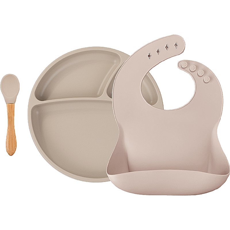 Minikoioi BLW II Bubble Beige serviciu de masă Minikoioi BLW II Bubble Beige serviciu de masă