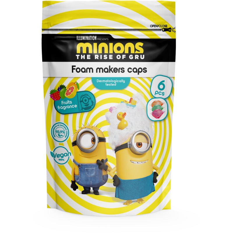 Minions The Rise of Gru Bath tablete colorate efervescente pentru baie