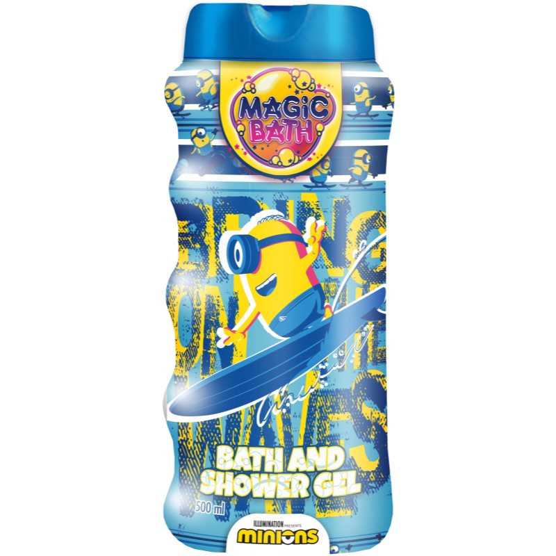 Minions Magic Bath Bath & Shower Gel gel de dus si baie pentru copii 500 ml