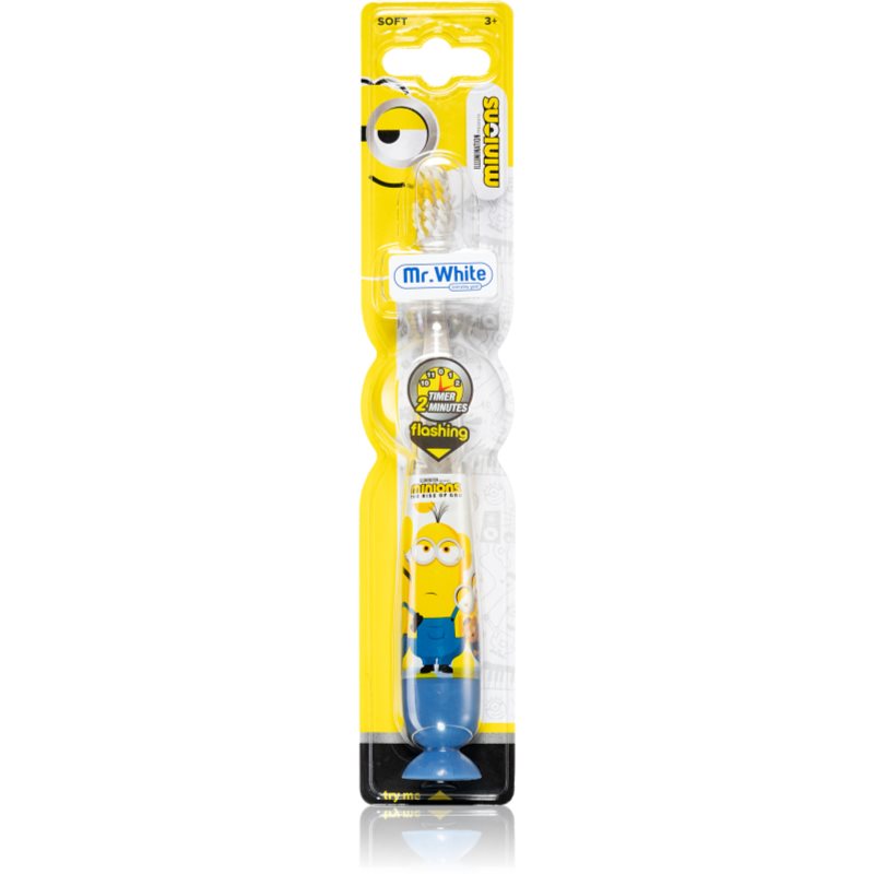 Minions Flashing Toothbrush baterie perie de dinti pentru copii fin 3y+