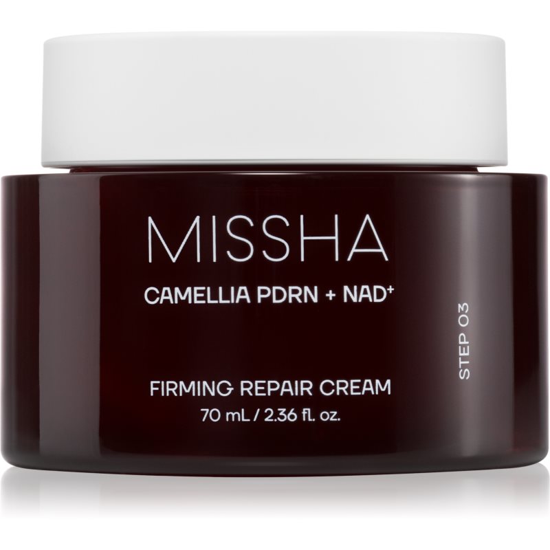 Missha Camellia PDRN NAD+ Firming Repair Cream crema de fata regeneratoare cu efect de întărire 70 g