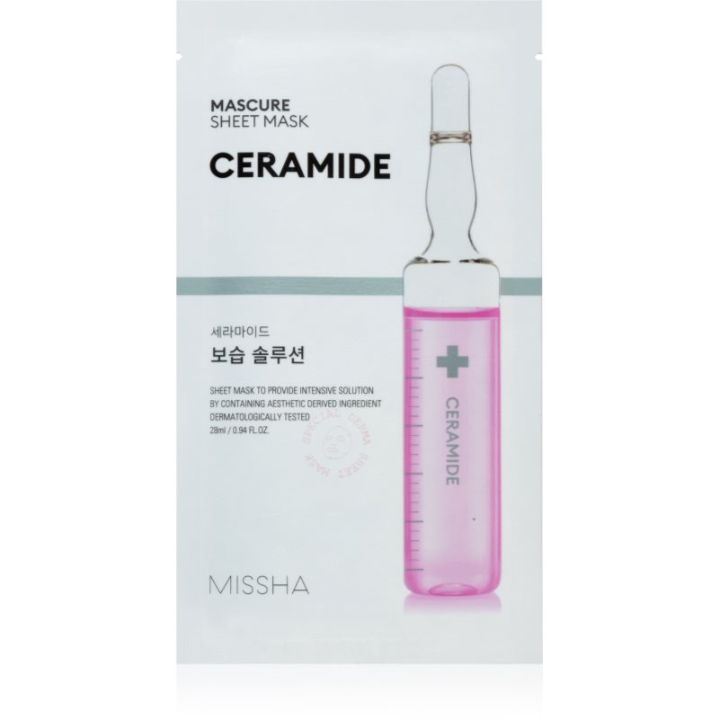 Missha Mascure Ceramide mască textilă nutritivă 28 ml