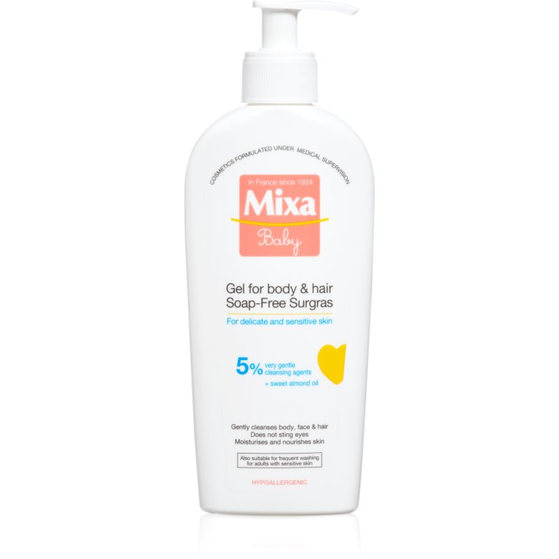 Mixa Baby 2 in 1 gel de dus si sampon pentru copii 250 ml