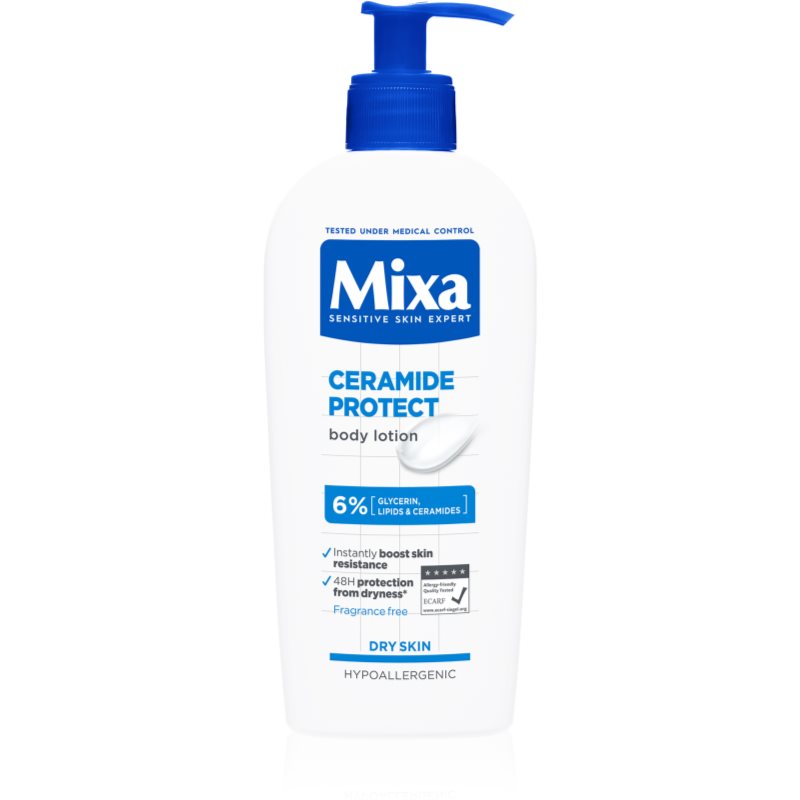 Mixa Ceramide Protect lapte de corp pentru pielea uscata sau foarte uscata 400 ml