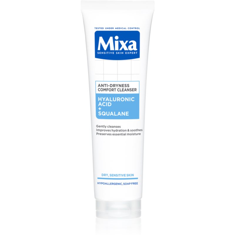 MIXA Anti-Dryness Comfort Cleanser gel de curatare facial impotriva uscarii pielii 150 ml