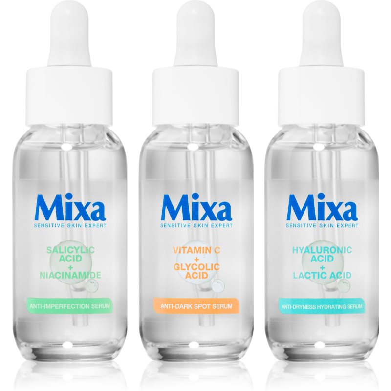 MIXA Sensitive Skin Expert Set set pentru îngrijirea tenului 3x30 ml