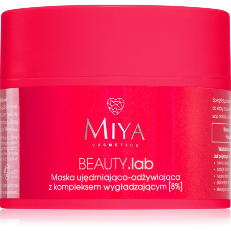 MIYA Cosmetics BEAUTY.lab mască hrănitoare și tonifiantă 50 ml