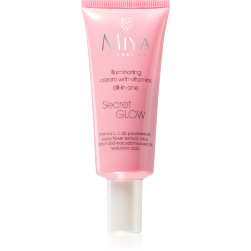 MIYA Cosmetics SecretGLOW crema iluminatoare cu vitamine 30 ml