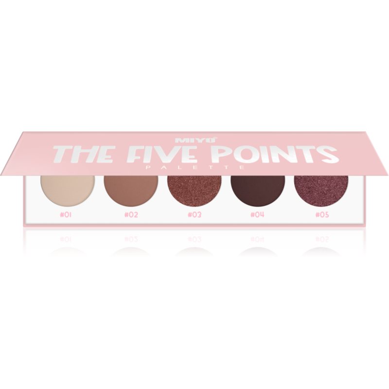 Miyo Eyeshadow The five points paletă cu farduri de ochi culoare 11 Femine flame 1 buc