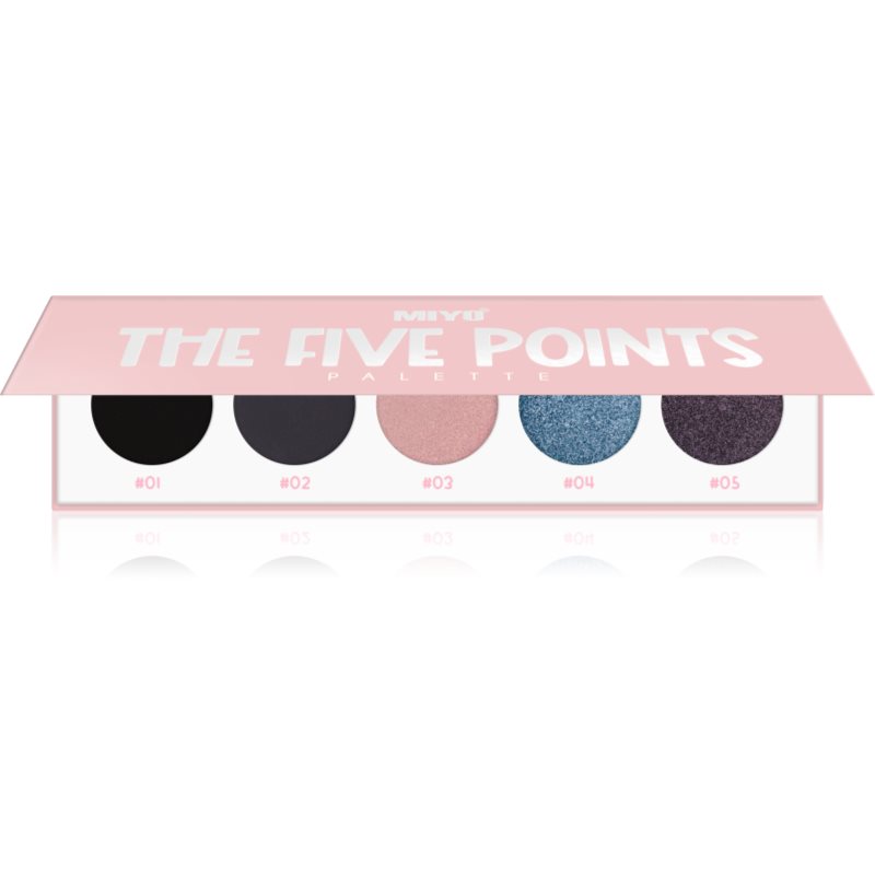 Miyo Eyeshadow The five points paletă cu farduri de ochi culoare 1 buc