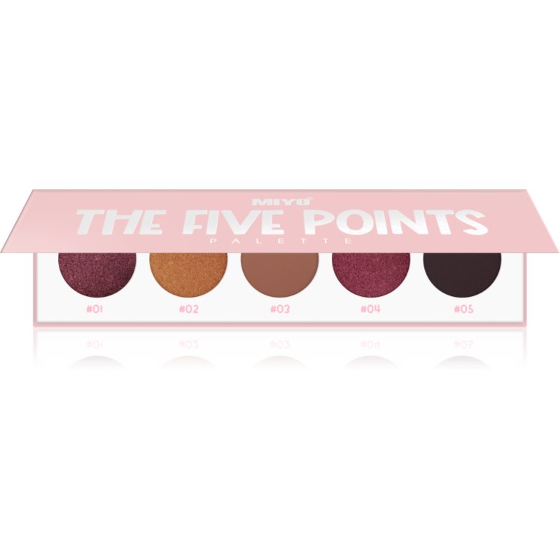 Miyo Eyeshadow The five points paletă cu farduri de ochi culoare 16 Holy grail 1 buc