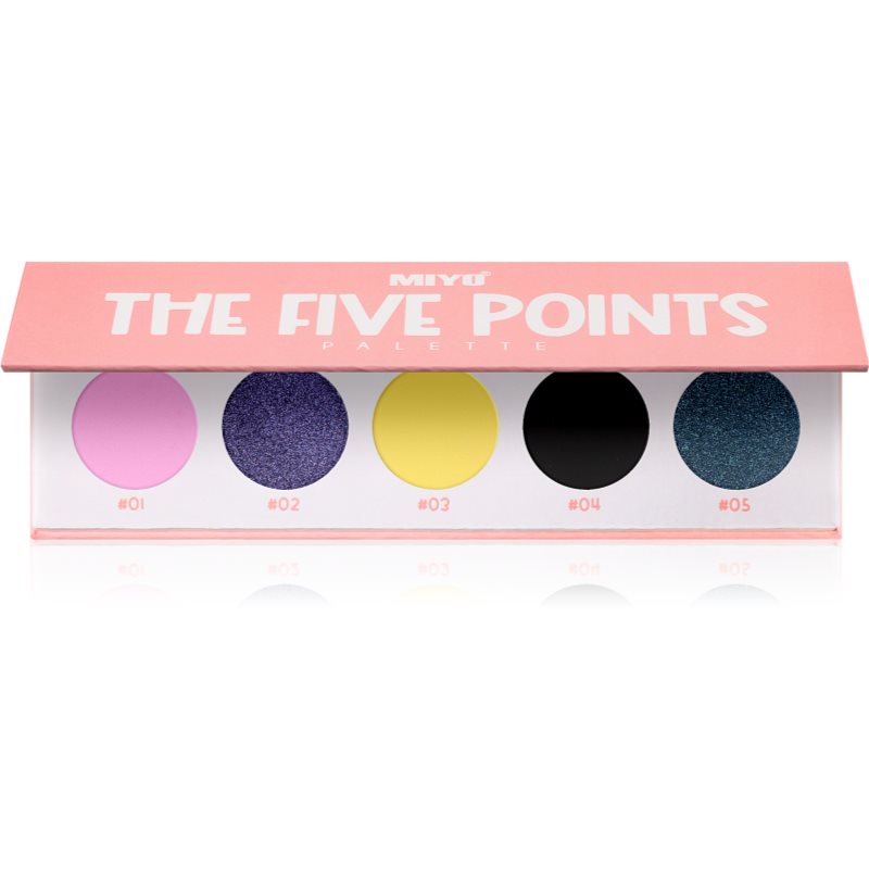 Miyo Eyeshadow The five points paletă cu farduri de ochi culoare 26 Make it funky eyes 1 buc