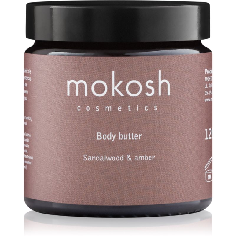 Mokosh Sandalwood & Amber unt pentru corp, hranitor 120 ml