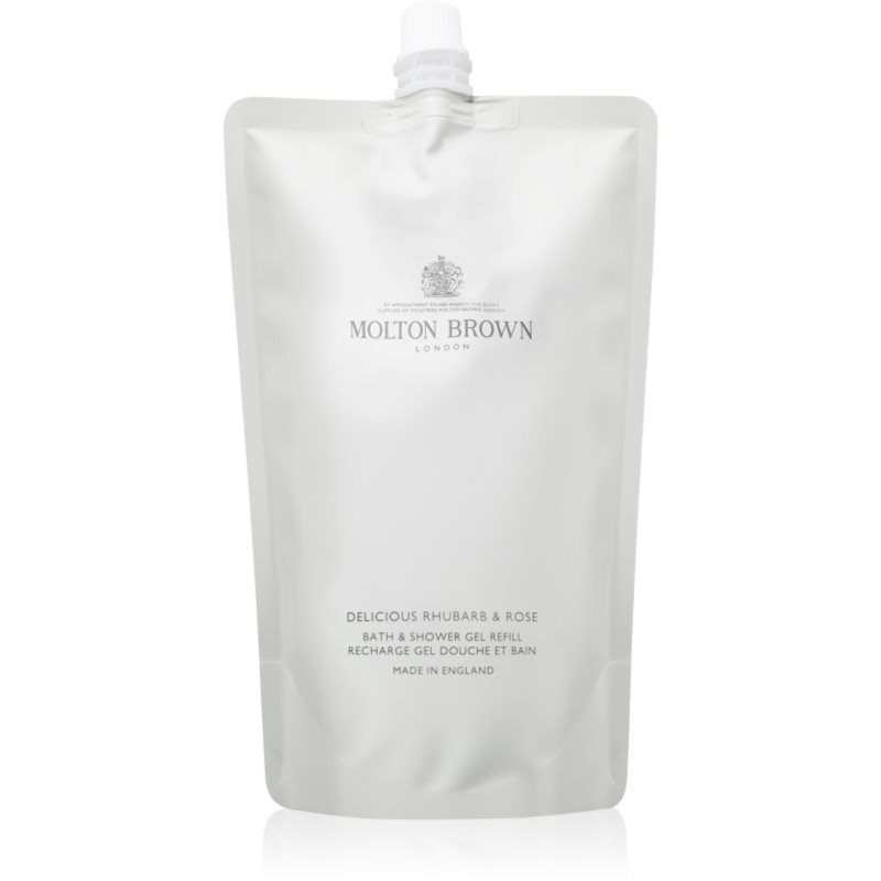 Molton Brown Rhubarb & Rose gel de dus si baie rezervă 400 ml