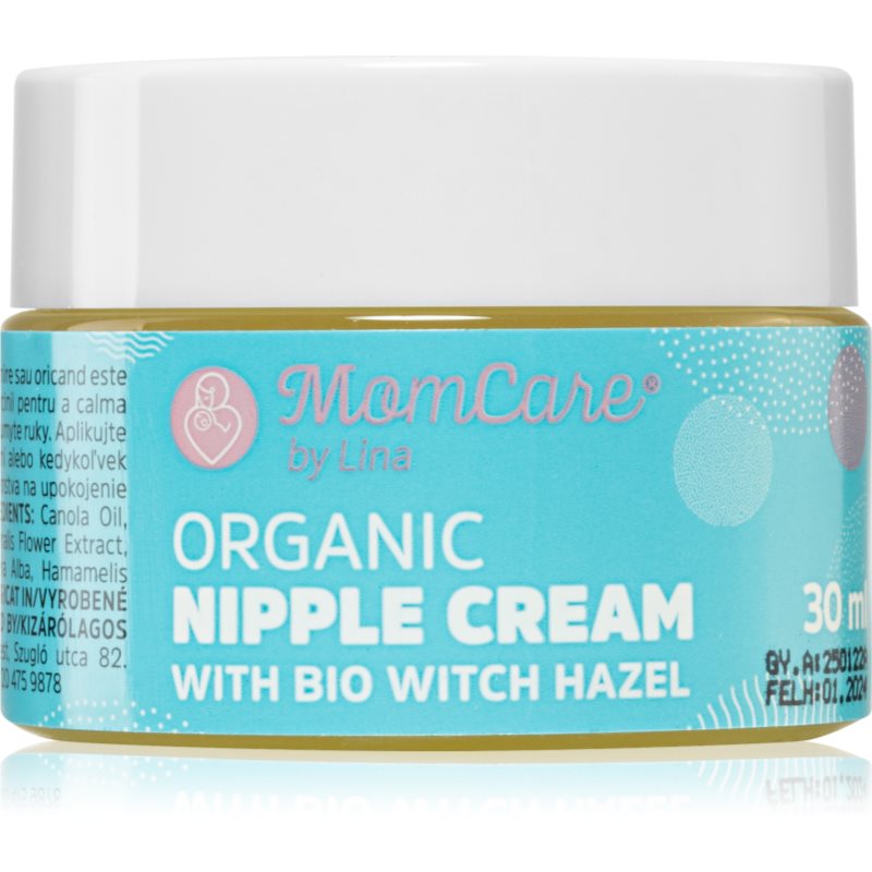 MomCare by Lina Organic Nipple Cream cream for nipples 30 ml