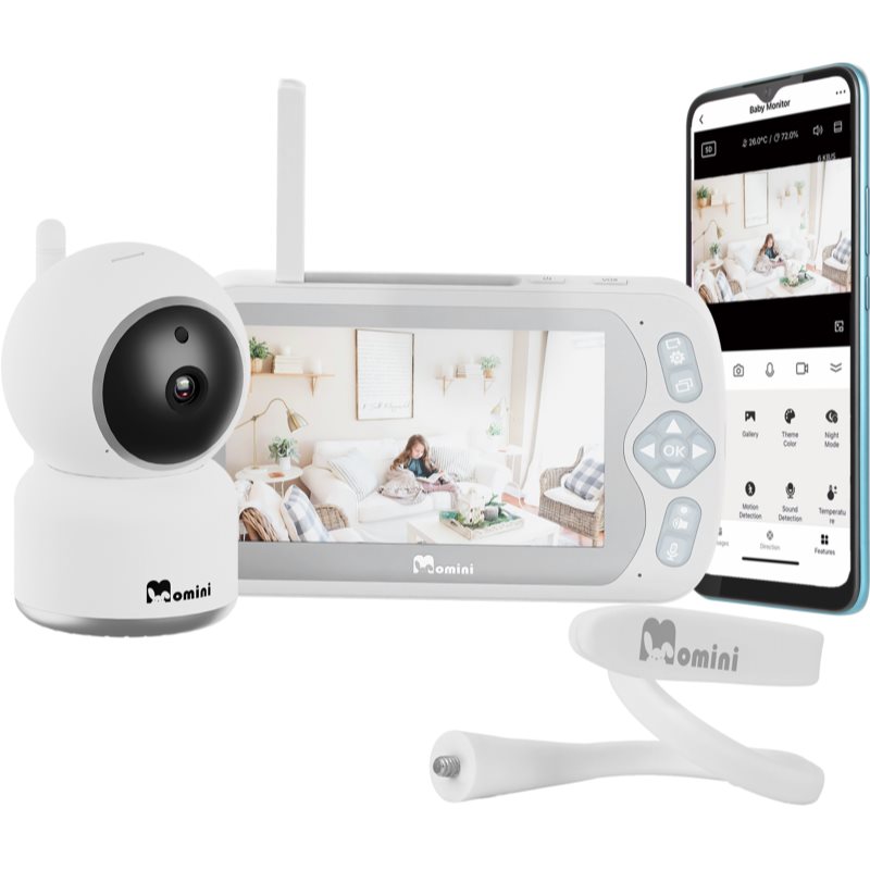 Momini BlissEye Baby monitor audio digital pentru bebeluși 1 buc